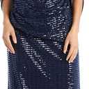 R&M Richards Womens Glamorous at Evening Cocktail Dress (22 W, Navy)