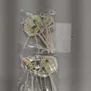 Photo Booth Scrapbook Album - 160 2x6 Photo Pockets with Writing Space, PU Leather Memory Book for Wedding, Parties, Travel, Family (White)