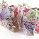 AUCUDA 4 Pack Lavender Scented Sachet Bags Pillow for Drawers and Closets, Potpourri Packets for Women Clothes, Handcraft Wedding Fragrance Mesh Pillow Summer, Bedroom Indoor Organza Fresheners Dried.