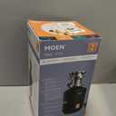Moen Host Series Garbage Disposal for Kitchen Sink with Power Cord, Control Activation, Sound Reduction, GXB75C