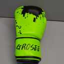 Kids Boxing Glove 6oz 8oz, Youth, Boys and Girls Training Sparring Gloves for Punching Bag, Kickboxing, Muay Thai, MMA, Gift for Age 6-15 Years (8 oz (80-105 lbs), Green)