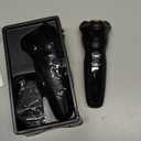 rategist Cordless Electric Razor for Men: 3-in-1 Shaver for Beard/ Nose/ Sideburns - IPX7 Waterproof Travel Kit - Turbo Speed & Precision Blades, Eclipse Black​