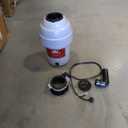 Waste King 1 HP Garbage Disposal with Power Cord, Food Waste Disposer for Kitchen Sink, L-8000