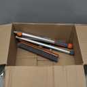 Eazer Floor Scrubber Brush, 2-in-1 Deck Scrubber Brush with Long Handle, Soft & Hard Bristle Brush for Cleaning Concrete, Squeegee Broom for Floor,Bathroom Garage,Kitchen,Wall,Tile and Swimming Pool