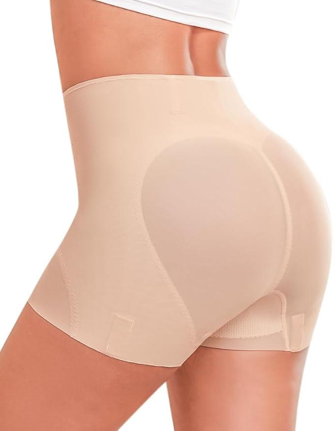 Buensam Nude Shorts Butt Lifting Panties for Women, Body Shaper Shorts Shapewear Tummy Control, Slip shorts for Under Dresses, Preventing Rolled Hems