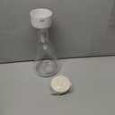 QWORK 1000ML Buchner Funnel Kit Filter Flask Set, 1L Vacuum Flask 80mm Funnel, Borosilicate Glass Heavy Wall Filtering Flask