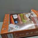 Electric Heated Blanket King Size 90''x100'', Soft Dual-Sided Flannel with Dual Control, 12 Heat Settings, 12H Timer, ETL FCC Certified, Overheat Protection, Machine Washable (Brown & Gray)