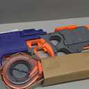 Nerf HyperFire Motorized Elite Blaster, 25-Dart Drum, Fires Up to 5 Darts Per Second, Includes 25 Official Elite Darts