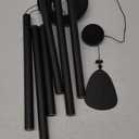 Wind-Chimes-Outdoor-Large-Decor, Deep Tone Soothing Melodic Tones Windchimes, Wind Chimes for Outside, Memorial Wind Chime Best Gift for Mom Women Grandma Neighbors32" Black