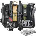 VEITORLD Gifts for Men Him Husband Dad Fathers Day - Survival Gear and Equipment 12 in 1, Survival Kits - Cool Fishing Hunting Camping Anniversary Birthday Gifts for Man Teen Boy Boyfriend Women