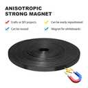Magnetic Whiteboard Tape for Office,Fine Line Gridding Tape - 1/5 in x 40 yd x 24 mil, High Energy Thin Strip Magnets,Black 120 Feet