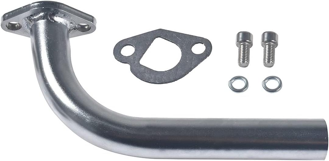 Miaowa Mini Bike Exhaust Pipe for Coleman CT200U BT200X Mini Bike,for GX160 GX200 Go Cart,for Predator 212cc 224cc 196cc Go Kart Parts