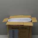 White Linen Tall Drum Lamp Shades Set of 2, 10"Top x10" Bottom x 13"High, Lampshade Replacement for Table Lamp Floor Lamp, Natural Linen Lampshades, Spider, Harp Holders Included, Easy Assembly