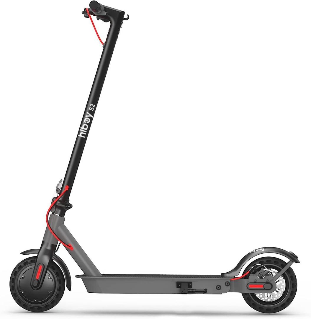 Hiboy S2 Pro/S2 MAX Electric Scooter, 500W Motor, 10" Solid Tires, 25-40.4 Miles Range, 19 Mph Folding Commuter Electric Scooter for Adults (Optional Seat)