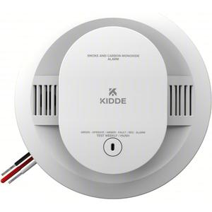 Kidde CUACFEX Hardwired Smoke and Carbon Monoxide Alarm with AA Battery Backup, Interconnectable, Model 21033083 (Replace 10Y After Installation)