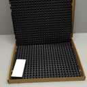 Petfolio 12 Pack Black Cat Spike Mat - 16" x 13" Scat Mat for Cats with 1" Spike is A Perfect Pet Deterrent for Indoor & Outdoor Cat Repellent to Deter Feral Cats & Dogs