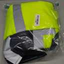 wefeyuv Hi Vis Men's Solid Color Reflective Visibility Sweatshirts Pullover (Medium, Zip-yellow/Navy)