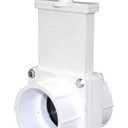 Valterra 6201 PVC Gate Valve, White, 2" Slip