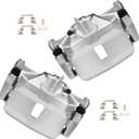 cciyu 19B1832 19B1833 Front Left & Right Brake Calipers With Bracket For Acura For EL 1997-2000,For Honda For Civic 1996-2011,For Honda For Insight 2010-2014