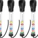 4 Pcs Antifreeze Coolant Tester Exhaust Gas Coolant Tester for Car Automotive Engine Devices