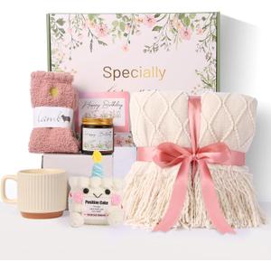 Birthday Gifts for Women, Self Care Gifts, Get Well Soon Gifts Package, Relaxing Care Package, Unique Happy Birthday Gift Ideas for Women, Her, Mom, Sister, Best Friend, Wife, Girlfriend, Coworker
