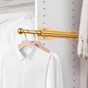 FIRJOY Valet Rod for Closet Pull Out (Gold)