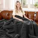 Heated Blanket Heated Throw, Electric Blanket 50"x60" Heating Blanket with 8 Hours Auto Off 10 Fast Heating Levels Machine Washable Sherpa Heated Blanket with Overheating Protection
