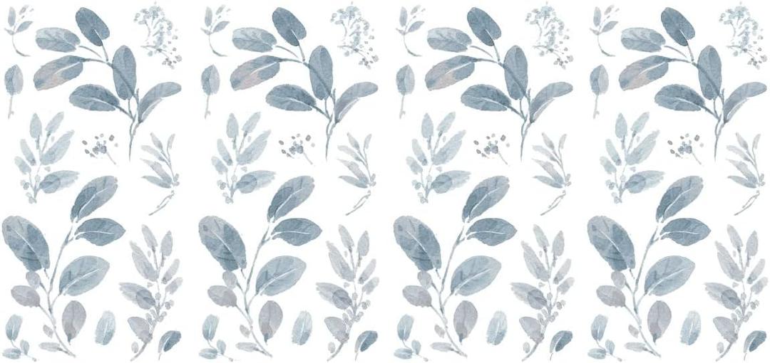 RoomMates RMK5154SCS Dancing Leaves Peel and Stick Wall Decals , Blue