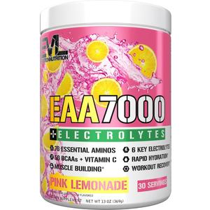 EVL EAA7000 + Electrolytes Amino Acid Powder Pre & Post Workout-30 Servings, BBD 10/2026
