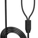 Kissmart Charger for Jugbow/Delupet/Yawpet Dog Training Collar, Magnetic Charging Cable for DT-61/66/67/68/72/73 Shock Collar and Remote (3.3ft/1m) (Black)