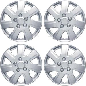 BDK Hubcaps Wheel Covers For Toyota Camry 16 Inch Hubcaps Set Of 4, Snap-on Direct OEM Replacement For Toyota Camry Hubcaps 16 Inch Wheel Covers Impact-Resistant High Durability (Full Set of 4)