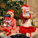 DIYASY 8 Set Christmas Scratch Crafts Arts Paper, Xmas Coloring Crafts Gifts for Kids Scratch Party Favors Winter Holiday Gifts DIY Classroom Prizes