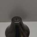 Kate and Laurel Sanzo Modern Pedestal Drink Table, 9 x 9 x 23, White, Decorative Indoor or Outdoor Patio Furniture for Deck with Hammered Tabletop for Use as Small Plant Stand, Black - Indoor/Outdoor