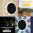 2 Pack Solar Garden Lights,Outdoor Wall Lights with Induction Switch,4 Modes, IP65 Waterproof for Steps,Porch,Garden,Patio,Pathway,Yard