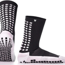 Lux Dual Grip Socks - Soccer Grip Socks for Men and Women. GripArray Performance & Comfort, Black 