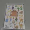 Yexiya 60 Sheets Christmas Nativity Stickers Make a Nativity Scene Kit Christmas Crafts for DIY Religious Party Scene Party Game for Xmas Supplies (Cartoon)