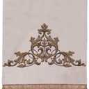 Avanti Linens - Bath Towel, Soft & Absorbent Cotton Towel, Embroidered Bathroom Accessories (Monaco Collection, Ivory)
