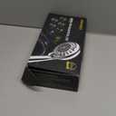 6 Spray Modes High Pressure Handheld Shower Base Upgraded 5 Inches Shower Head with Handheld Spray Matte Black Handheld Shower Head 60 Inches Stainless Steel Hose-Shower Door Bootom Seal Strip