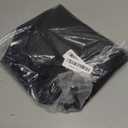 LLSCL Fabric Shower Curtain Liner, Waterproof Hotel Quality, Bathroom Curtains Rust Resistant Grommets, 72 x 72 Machine Washable (Black)