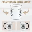 Retirement Gifts for Women Men, Retired 2025 Not My Problem Anymore Coffee Mug 11Oz, Retirement Gift for Retiree Grandpa Grandma Friend Coworker Boss Colleague Teacher Nurse, White