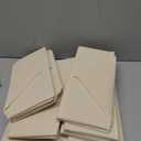 Criusia Drawer Organizer Clothes, 10 Pack Dresser Organizer for Baby Clothes, Underwear, Sock- Foldable Closet Organization and Storage Dividers Bins for Nursery, Bedroom (Beige)