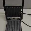 Elite Gourmet EPN160X 5.5 x 5.3" Multifunctional, Compact Electric Panini Press, Contact Grill, 180 Flat Grill, Lightweight, Floating Top-plate, Cool-touch Handle Non-Stick Surface, Black