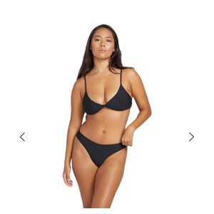 VOLCOM SIMPLY SEAMLESS CHEEKINI, Size M