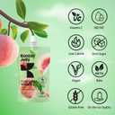 Hethstia Konjac Jelly  Peach Flavor Drinkable Snack, 10-Pack Squeeze Pouches | 4 Calories, 0 Sugar, Vitamin C | Keto, Vegan, Gluten-Free, Healthy Low-Calorie Snack & Gift