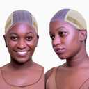 Lace Wig Grip Cap for Glueless Wig 4x5 Transparent Lace Reusable Wig Caps, Wig Grip Band for Lace Front Wigs to Keep Wigs in Place, Adjustable Wig Cap with Grip Band Non Slip Cap for Women (Beige)