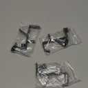 Fireplace Stocking and Garland Hanger, 2 in 1 Mantel Hanger for Garland, Fireplace Stocking Holders for Mantle Garland Hooks for Xmas Holiday Home Party Decoration (Black,3)