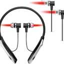 Red Light for Ears and Nose, 650nm Red Light Nose and Ear Device, 2 in 1: Red Light Ear Support and Red Light Nasal Support, with Silicone Covers and Red Light Nose Plugs