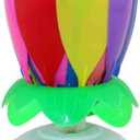 2 x 14 Rotating Lotus Birthday Candles with Music for Parties: Celebrate in Style (Color)