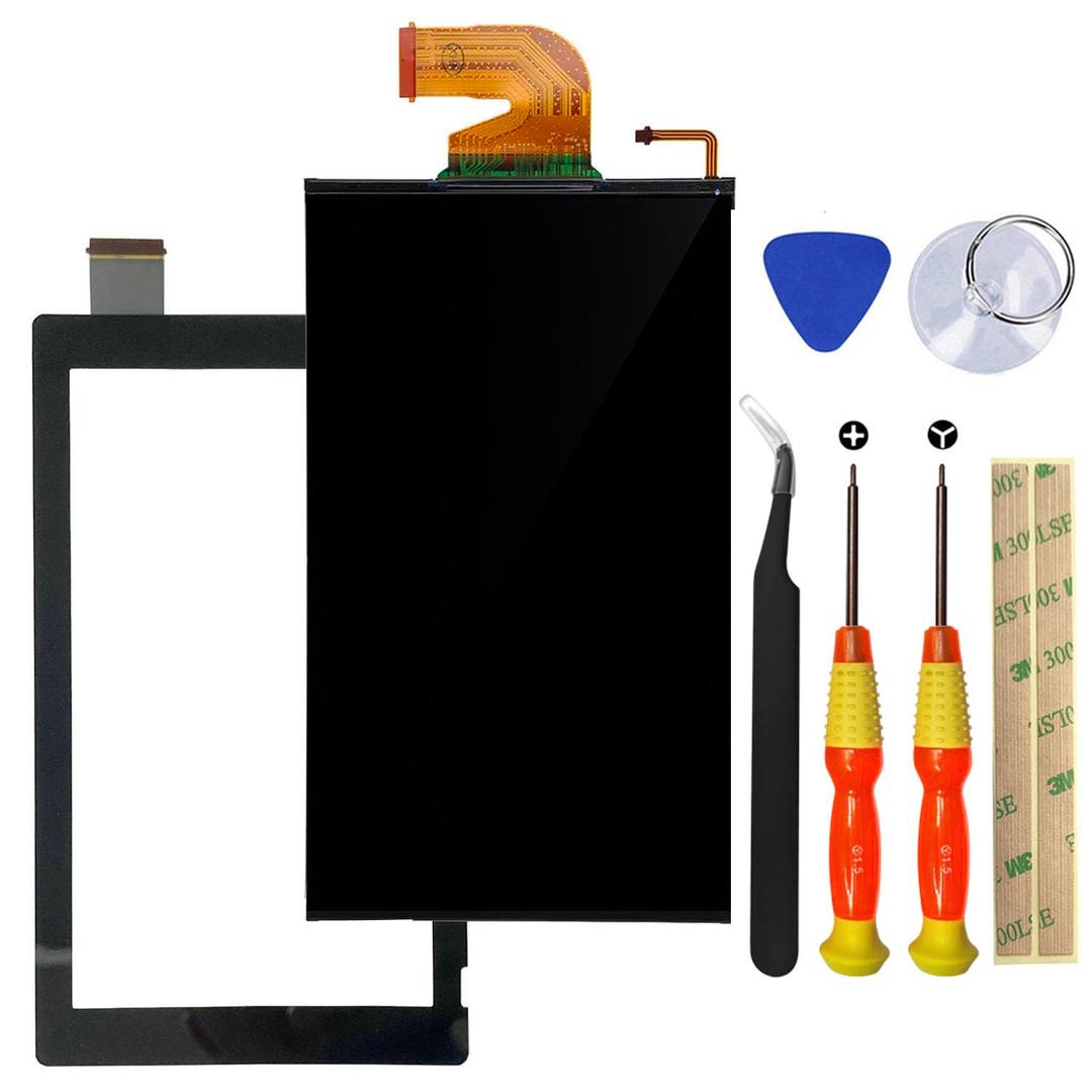 HQB-STAR Nintendo Switch Replacement LCD Display Screen+Touch Digitizer Screen Replacement Compatible for Nintendo Switch NS HAC-001 2017 Model+Tools