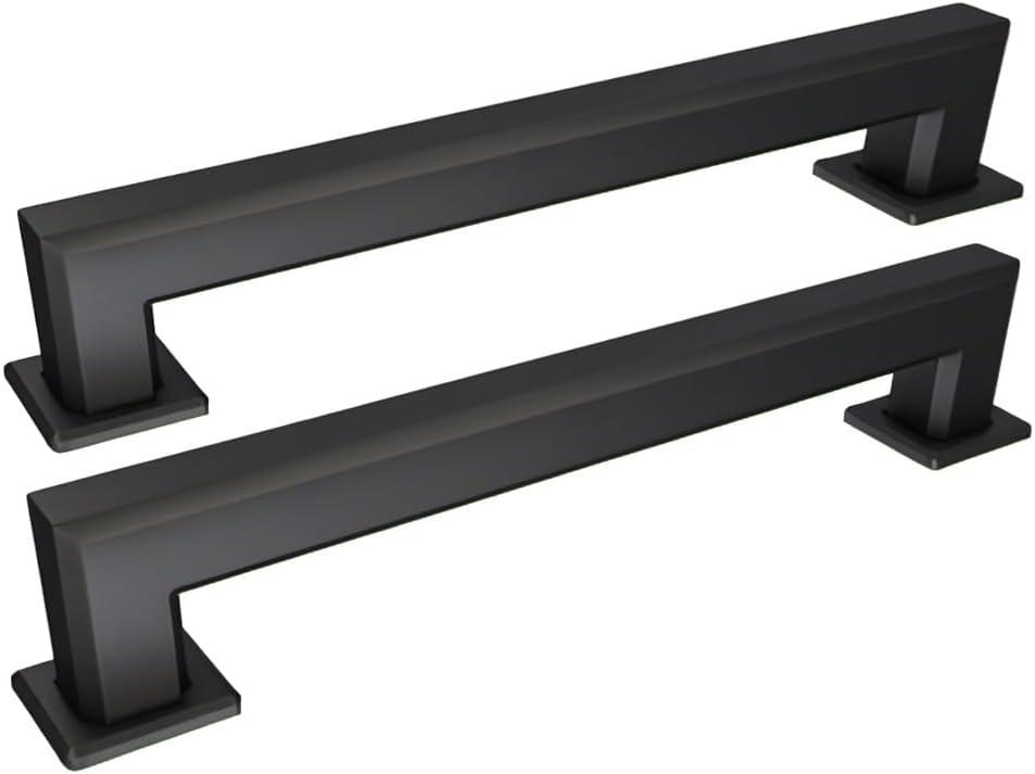 Handicap Grab Bars, Octagon 2 Pack 18 Inch Shower Grab Bar for Seniors, 304 Stainless Steel ADA Grab Bars for Bathtubs and Showers, Toilet, Safety Shower Handles for Elderly, Disabled (Matte Black)